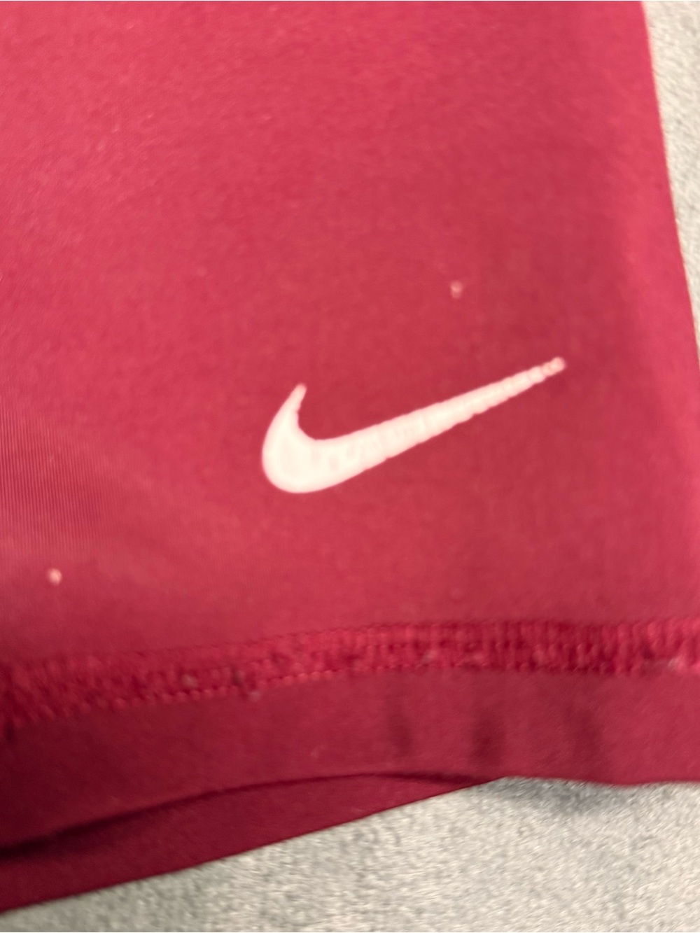 Women's Maroon Compression Shorts - Picture 2 of 6